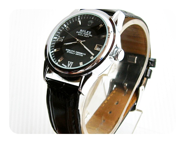 นาฬิกา ROLEX สายหนัง เคาะเดียว