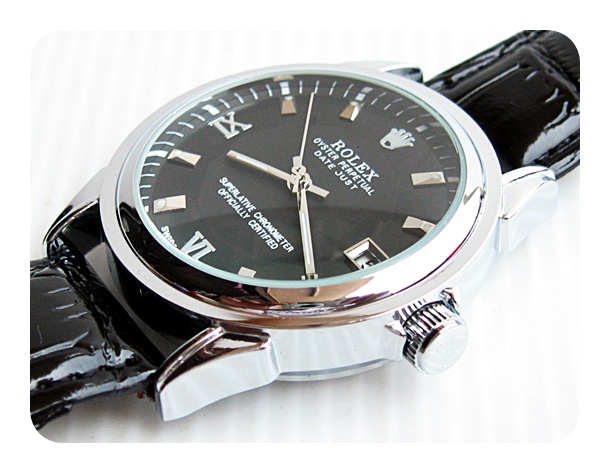 นาฬิกา ROLEX สายหนัง เคาะเดียว