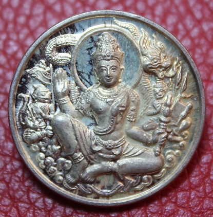 จตุคามรามเทพ รุ่นมหาบารมี เศรษฐีสยาม ปี2550 เนื้อเงินสวยครับ