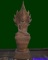 พระนาคปรกเนื้อสัมฤทธิ์ ขนาดหน้าตักประมาณ 2.5นิ้ว  สูง 7 นิ้ว