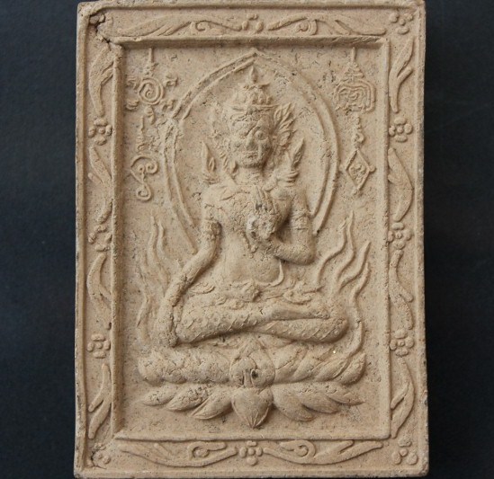 ***`เคาะเดียวแดง***พระผงเทพจำแล ครูบากฤษณะ (พิมพ์ใหญ่) ไม่ทราบปี