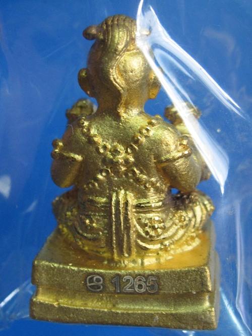 กุมาทอง ห้อยคอ ครูบาดวงดี รุ่น ดวงดีทวีทรัพย์ ซองเดิม 