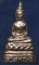 พระชัยวัฒน์พุทธนวสยามเทวาธิราช วัดโพธิ์ ท่าเตียน 13 เม.ย. 2517 ก้นวงเดือน กะไหล่เงิน สูง 2.5 ซ.ม.