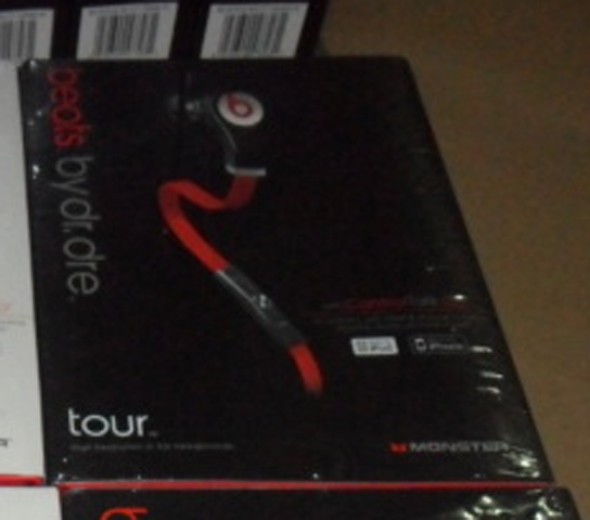 หูฟัง MONSTER ฺBEATS TOUR OEM สีแดง-ดำ ยกกล่อง