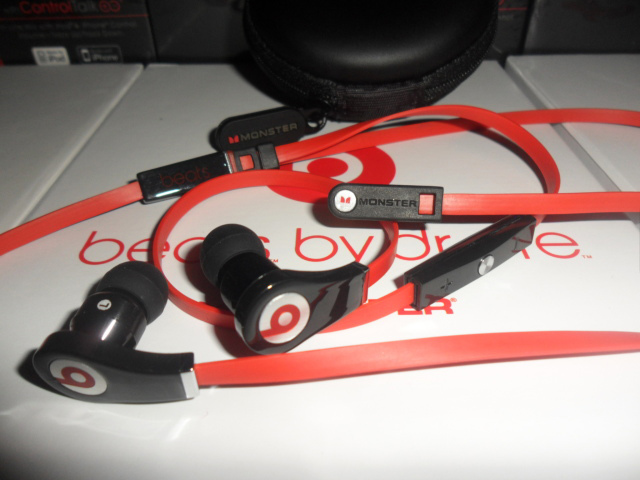 หูฟัง MONSTER ฺBEATS TOUR OEM สีแดง-ดำ ยกกล่อง