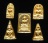 **พระเบญจภาคี ญสส.87 เนื้อสำริดกะหลั่ยทอง ปลุกเศก 9 วาระ เคาะเดียวแดง**BM51