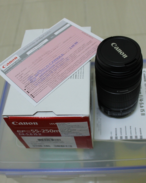 Canon EFS55-250mm  f/4-5.5-6 IS II  ราคาเบาๆ