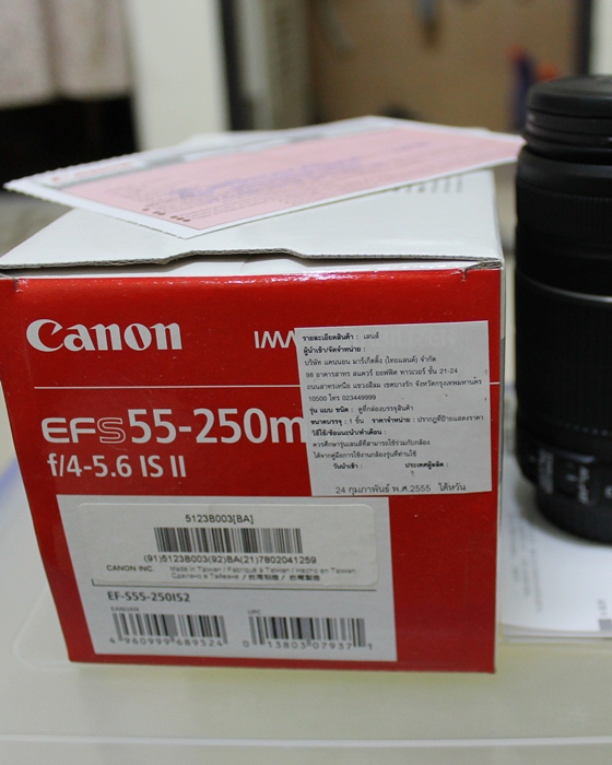 Canon EFS55-250mm  f/4-5.5-6 IS II  ราคาเบาๆ