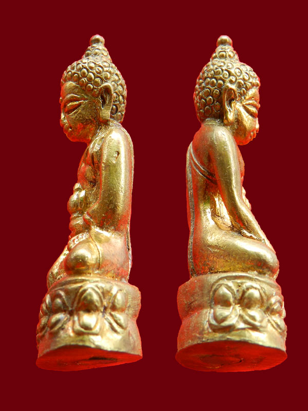 พระกริ่งเฉลิมพล รุ่น 2 รุ่นสร้างโรงพยาบาลโคกโพธิ์ เนื้อทองทิพย์ ปี 2539 วัดช้างให้ พร้อมกล่องเดิมๆ