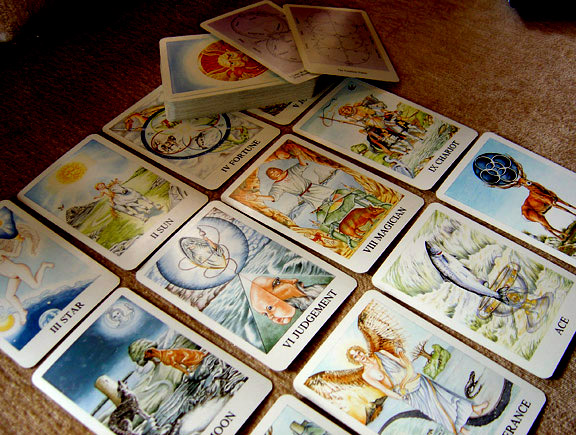 ไพ่ทาโรต์(ยิปซี) THE MERLIN TAROT ของนอก ชุดดัง ในกล่องบรรจุอย่างดี ช่วยรักษาตัวไพ่ และใช้ง่าย, พร้อ