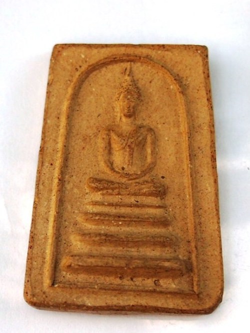 ***เคาะเดียวแดง***พระผงสมเด็จหลังยันต์ หลวงพ่อขอม วัดไผ่โรงวัว สภาพสวย