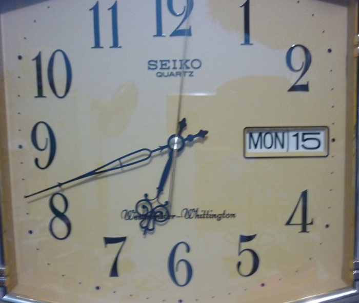 นาฬิกาแขวนผนัง ของ SEIKO  Westminster-whittington 