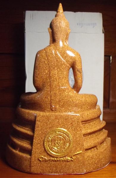 "หลวงพ่อโสธร เนื้อกระเบื้องหลังคาโบสถ์" หน้าตักพระ ๕ นิ้ว ฐานกว้าง ๗ นิ้ว สูง ๙ นิ้ว #A2