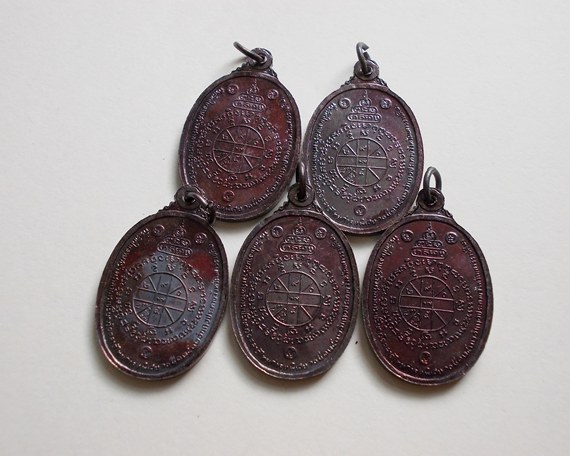 ***** วัดใจ ***** (5เหรียญ)หลวงพ่อคูณตลาดไทรเก่า ปี 22 เนื้อทองแดงd3