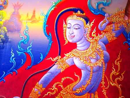 ภาพพิมพ์พระแม่ธรณี ขนาดใหญ่ อ.เฉลิมชัย วันฉัตรมงคล 5556 มีลายเซ็น