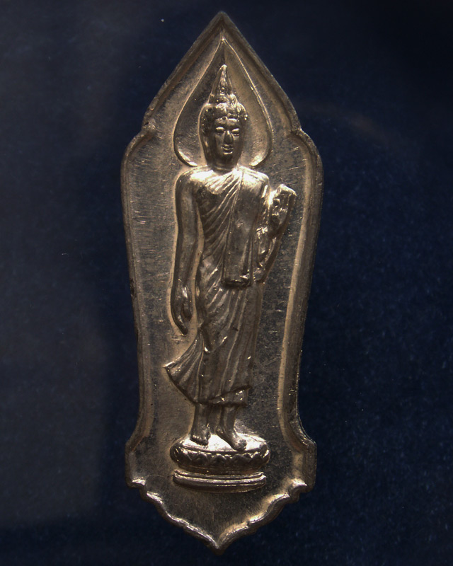 คัดสวยผิวเดิม มีหน้าตา !! พระลีลา 25 พุทธศตวรรษ เนื้อชิน (2)