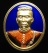 **พระนเรศวร วัดตรีฯ เนื้อกะหลั่ยทองลงยา สวยๆ เคาะเดียวแดง**BR02