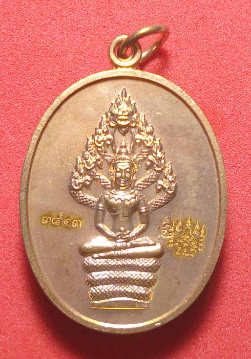 เหรียญนาคปรก หลวงพ่อสาคร วัดหนองกรับ จ.ระยอง พร้อมกล่องเดิมๆๆครับ
