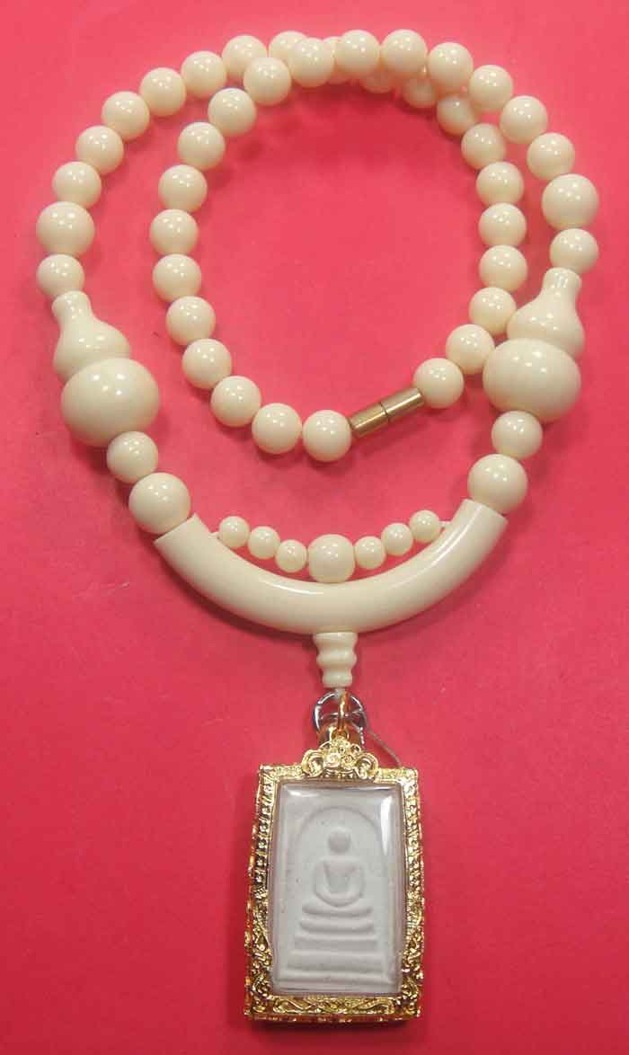 สร้อยลูกประคำกระดูกช้างสุภาพบุรุษ/สุภาพสตรี ( Elephant Bone Buddhist Prayer Beads Mala Necklace) แบบ