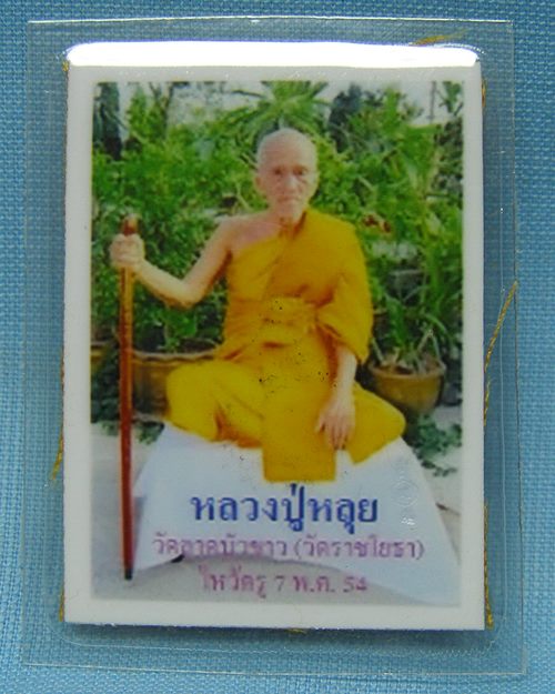 รูปภาพสี1.5นิ้ว หลังติดจีวรและเกศา ปี54 หลวงปู่หลุย วัดลาดบัวขาว(ราชโยธา) มีนบุรี [2]