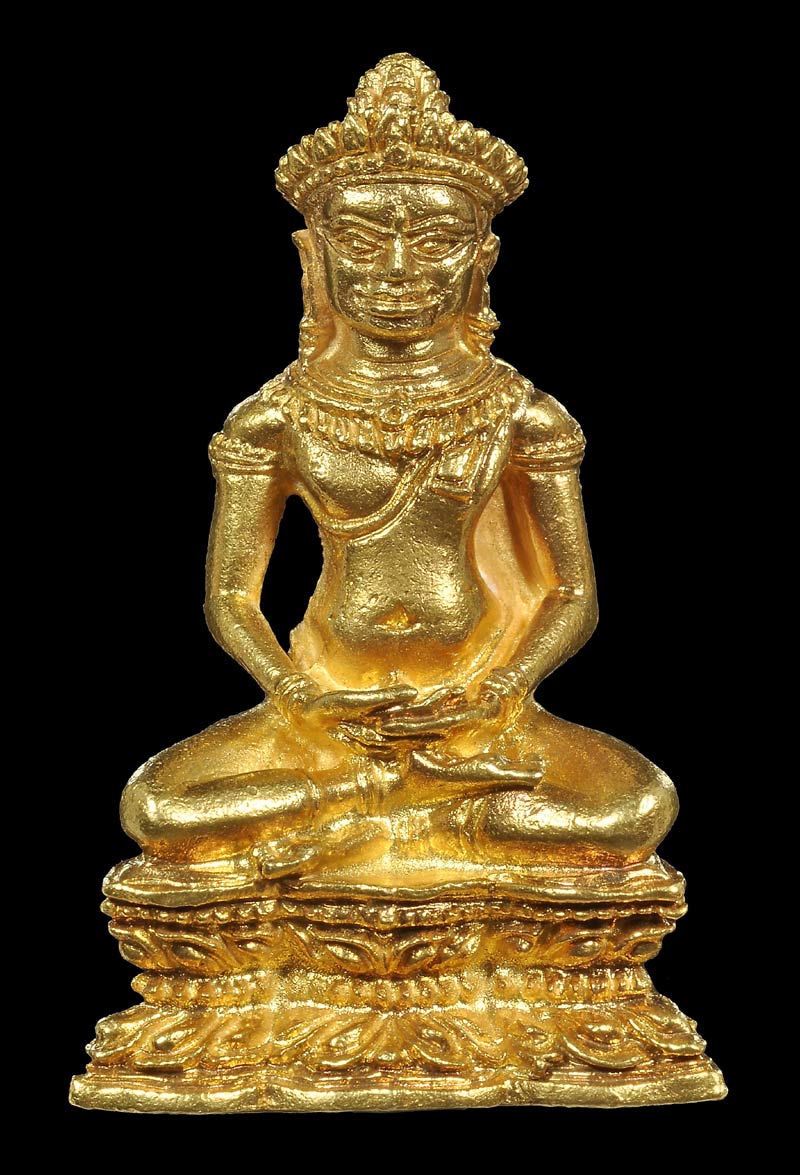 พระกริ่งจอมสุรินทร์ เนื้อทองคำ 2 โค๊ต กรรรมการ สถาพสวยแชมป์