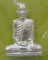 หลวงพ่อเพี้ยน รูปเหมือนปั๊ม ไตรมาส เนื้อเงิน no.๑๕๑๑