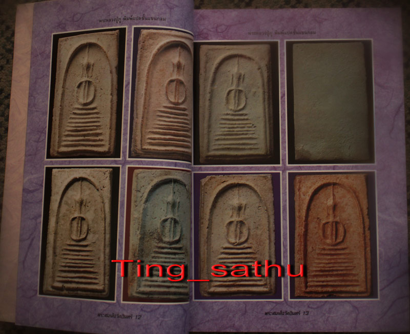 หนังสือความแตกต่างของพระสมเด็จวัดอินทร์ ภาพสี หนา 84 หน้า