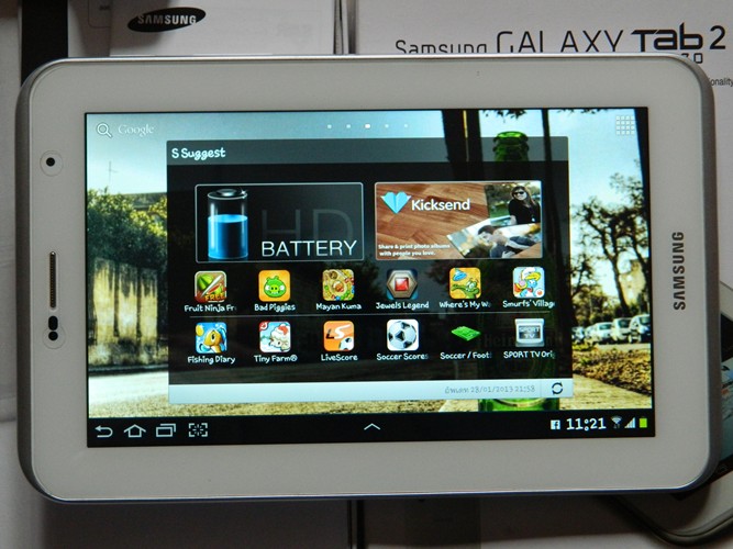 เคาะเดียว!!! Samsung Galaxy Tab 2 7.0 16GB 3G-WiFi Headset + Bluetooth Samsung Hm-1200