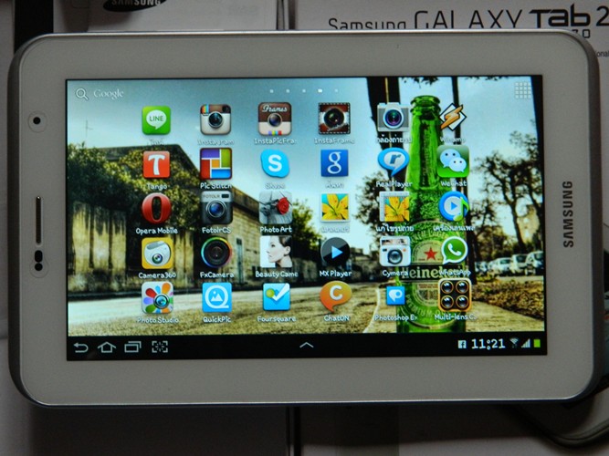 เคาะเดียว!!! Samsung Galaxy Tab 2 7.0 16GB 3G-WiFi Headset + Bluetooth Samsung Hm-1200