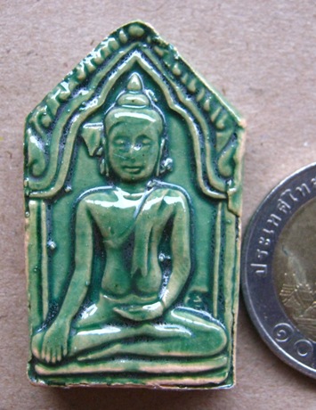 พระขุนแผนเคลือบ รุ่นแรก หลวงปู่ทิม วัดพระขาว จ อยุธยา