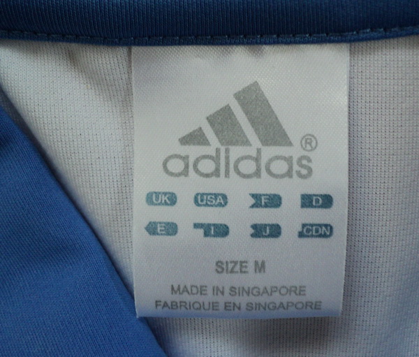 เสื้อกีฬา "ADIDAS" Made in SINGAPORE สภาพสวย สีสด //เคาะเดียว
