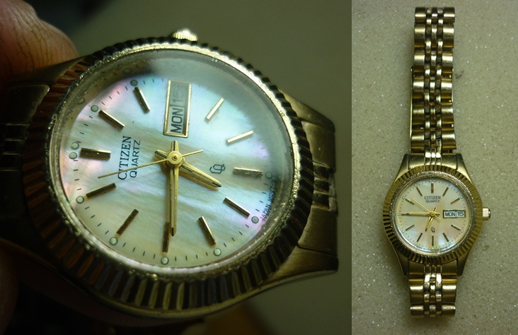 นาฬิกาข้อมือ ระบบ QUARTZ ของ CITIZEN แท้