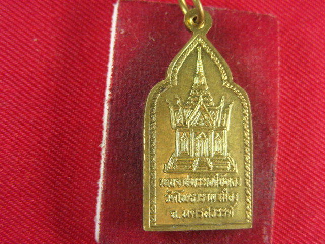 "จ่าสันต์" แดงเคาะเดียว/เหรียญพระเทพคุณาภรณ์ หลังมณฑปพระเจดีย์ทอง  วัดโพธาราม  นครสวรรค์