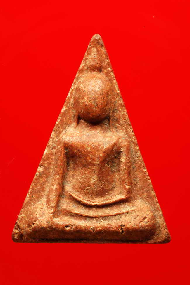 นางพญา ปี2519 เนื้อผงผสมพระนางพญาแตกหัก วัดนางพญา พิษณุโลก + กล่องวัด