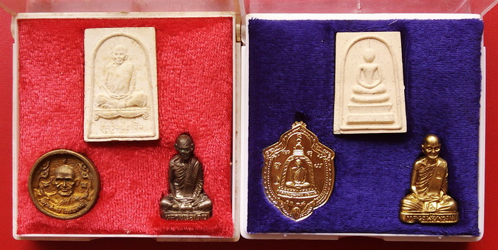 พระชุด หลวพ่อเดิม หนองโพ ชุดกรรมการ + พระชุด หลวงพ่อพรหม ช่องแค พร้อมกล่องเดิมจากทางวัด