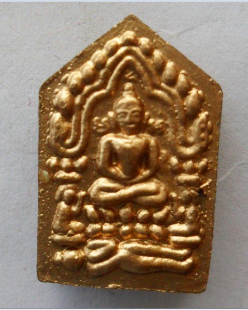 พระขุนแผนพราย 3 เชื้อ หลวงพ่อนาม วัดน้อยชมภู่ เนื้อผสมว่านไพรดำ ตะกรุดทองเหลือง