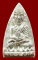 หลวงปู่ทวดหลังเตารีดหล่อโบราณวัดบวรนิเวศวิหาร เนื้อนวะโลหะแก่เงิน 12 โค๊ด หมายเลข 932 ปี 43