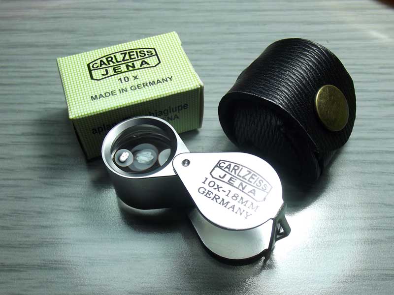 กล้องส่องพระนำเข้าจากเยอรมันแท้CARL ZEISS JENA 10X) พร้อมซองหนังอย่างดีจัดส่งEMSรวดเร็ว