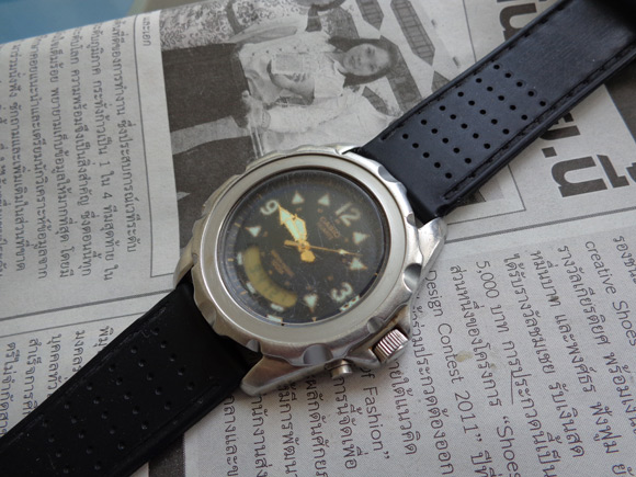 CASIO ของแท้ ดำน้ำ water resistant 100 M / STAINLESS STEEL JAPAN