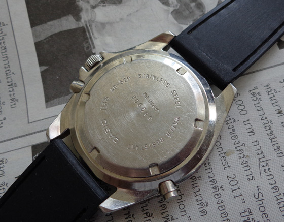CASIO ของแท้ ดำน้ำ water resistant 100 M / STAINLESS STEEL JAPAN