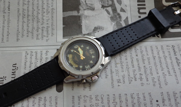 CASIO ของแท้ ดำน้ำ water resistant 100 M / STAINLESS STEEL JAPAN
