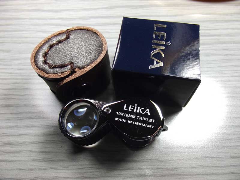 กล้อง***leika10X18mmสีเงินหุ้มยางเลนส์แก้ว3ชั้นเคลือบมัลติโค๊ด+ซองหนัง+ผ้าไมโคร