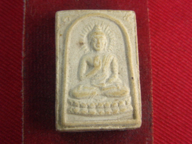 "จ่าสันต์" แดงเคาะเดียว/พระสมเด็จประทานพร  วัดโพธิ์