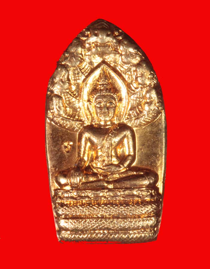 พระนาคปรกใบมะขาม รุ่นแรก หลวงปู่รอด ฐิตวิริโย วัดสันติกาวาส อ.พรหมพิราม จ.พิษณุโลก ปี ๒๕๔๗