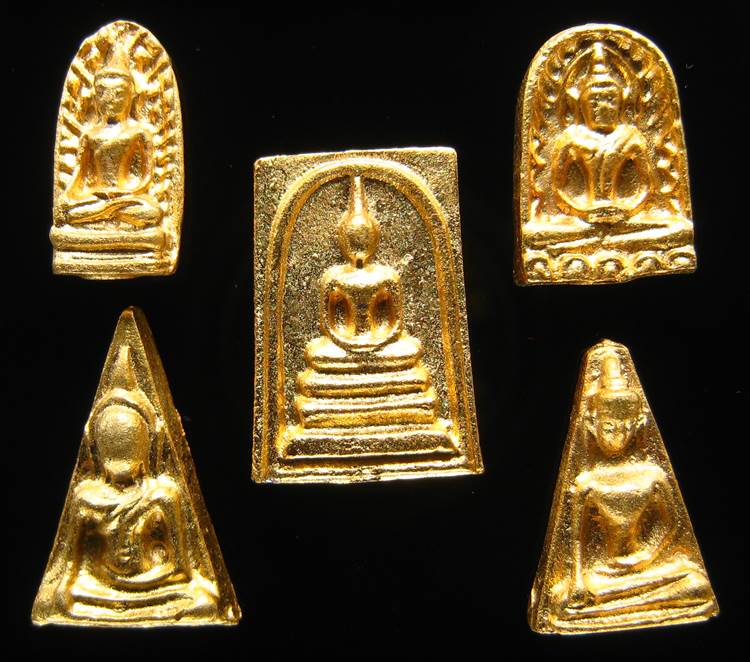 **พระเบญจภาคี ญสส.87 เนื้อสำริดกะหลั่ยทอง ปลุกเศก 9 วาระ เคาะเดียวแดง**BU81