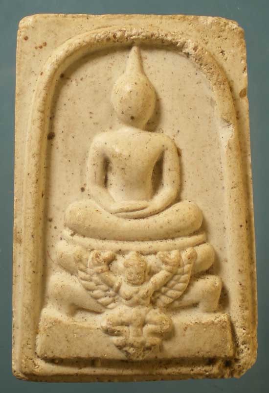 สมเด็จทรงครุฑ อายุ84 พิมพ์ใหญ่ หลวงปู่ม่น วัดเนินตามาก