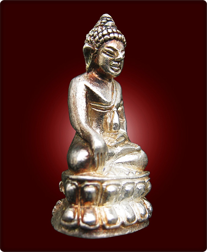 พระกริ่งสัมฤทธิ์ผลเนื้อเงิน เสาร์๕ มหาเศรษฐี หลวงปู่หมุน