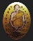 ล็อกเก็ตหลวงปู่หงษ์ (ฉากทองใหญ่) รุ่นนั่งรวย หลังบรรจุผงรวยมหาเศรษฐี - ตะกรุดทองคำ 3 ดอก พระสวยครับ