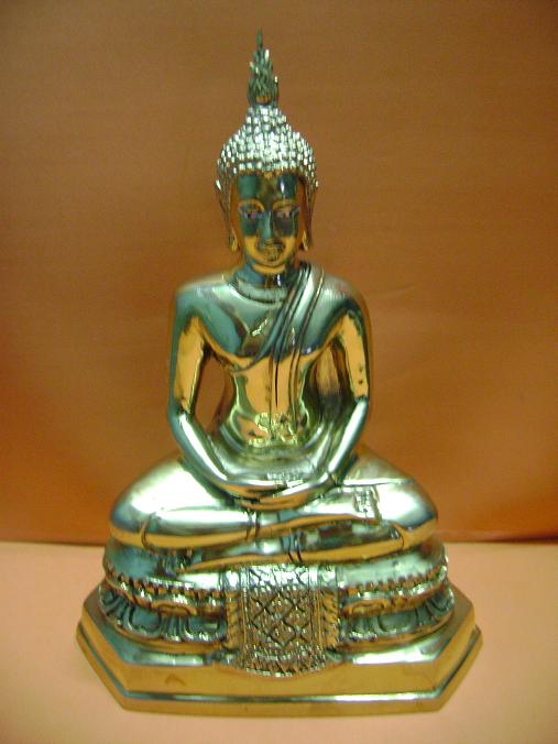พระบูชาเนื้อทองเหลืองปางสมาธิ (พระประจำวันพฤหัสบดี) หน้าตัก 5 นิ้ว