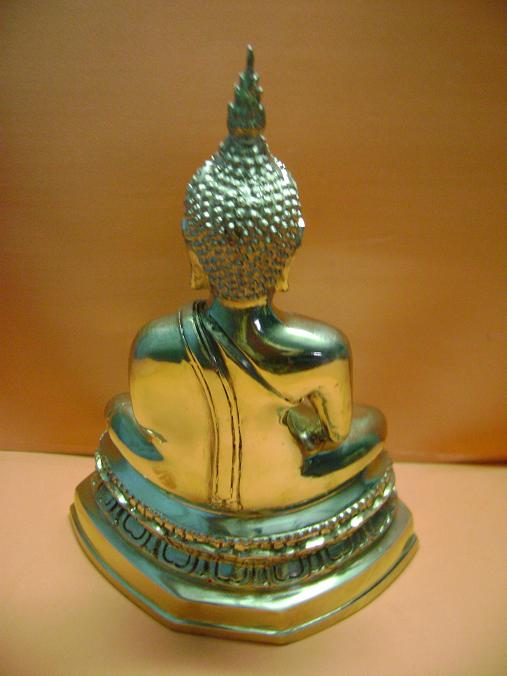 พระบูชาเนื้อทองเหลืองปางสมาธิ (พระประจำวันพฤหัสบดี) หน้าตัก 5 นิ้ว